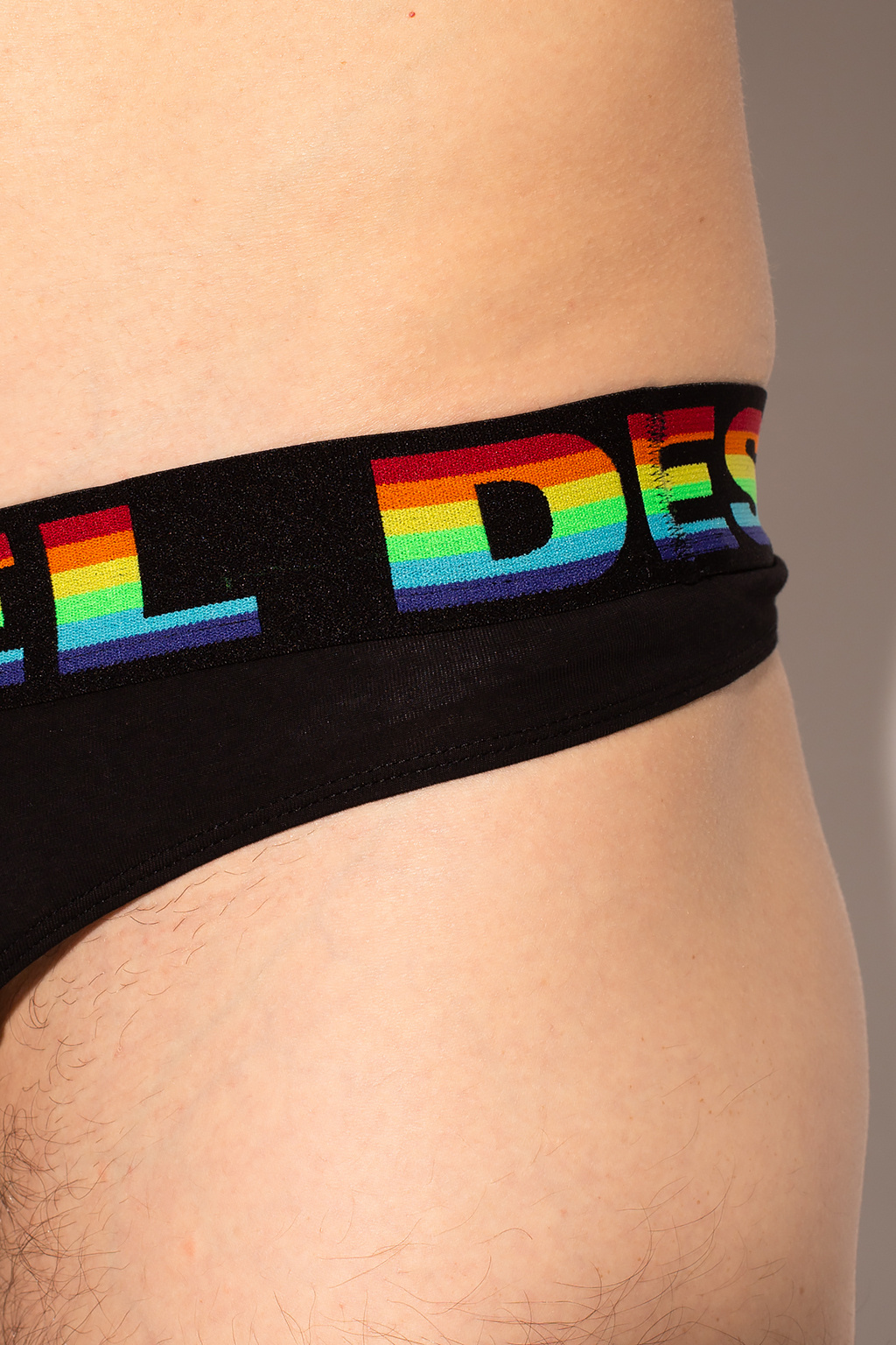 Diesel Three-pack of branded thongs